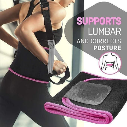 ABAX™ 4-in-1 Thermo-Sculpt Adjustable Waist Trimmer Belt